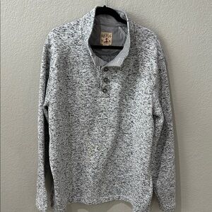 RedHead Men's Heathered Gray Zip-Up Sweater